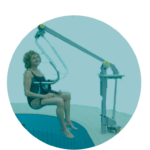Grúa piscina